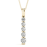 14K Yellow Gold 1/2 ct tw Fashion Diamond Pendant