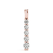 18K Rose Gold 1/2 ct tw Fashion Diamond Pendant