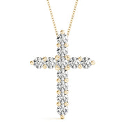 14K Yellow Gold 1 ct tw Fashion Diamond Pendant