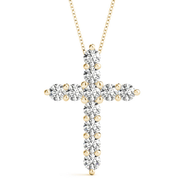 14K Yellow Gold 1 ct tw Fashion Diamond Pendant