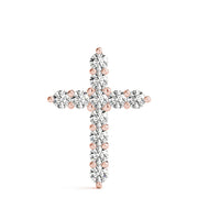 14K Rose Gold 1 ct tw Fashion Diamond Pendant