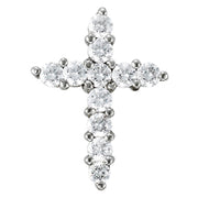 14K White Gold 1 ct tw Fashion Diamond Pendant