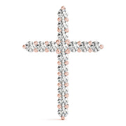18K Rose Gold 1 1/3 ct tw Fashion Diamond Pendant