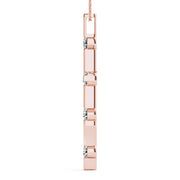 18K Rose Gold 1 ct tw Fashion Diamond Pendant