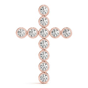 18K Rose Gold 1 ct tw Fashion Diamond Pendant
