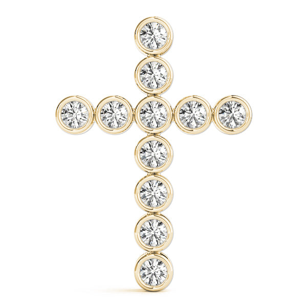 14K Yellow Gold 1 ct tw Fashion Diamond Pendant