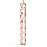 18K Rose Gold 1 ct tw Fashion Diamond Pendant