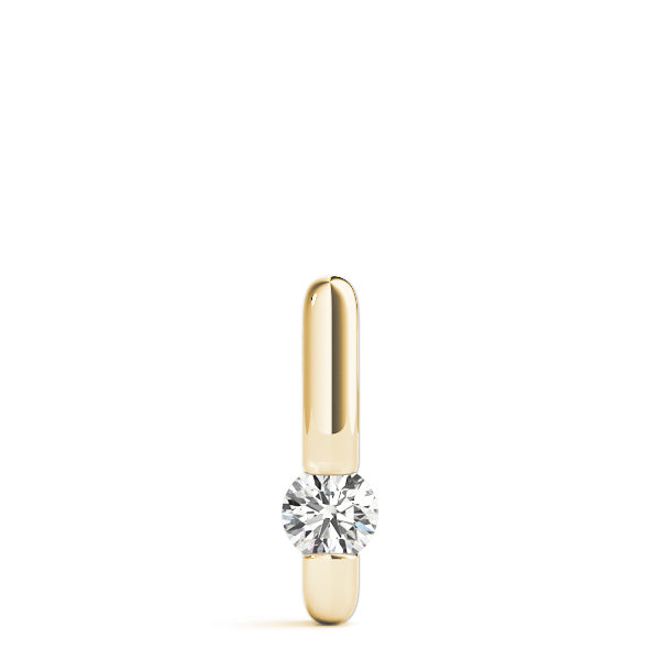 14K Yellow Gold 1/2 ct tw Solitaire Diamond Pendant