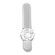 Platinum 1/2 ct tw Solitaire Diamond Pendant
