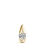 18K Yellow Gold 1/2 ct tw Solitaire Diamond Pendant