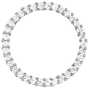 18K White Gold 1 ct tw Fashion Diamond Pendant