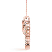 18K Rose Gold 1/2 ct tw Fashion Diamond Pendant