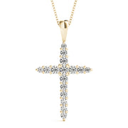 18K Yellow Gold 1 ct tw Fashion Diamond Pendant