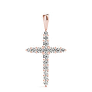 14K Rose Gold 1 ct tw Fashion Diamond Pendant
