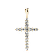 18K Yellow Gold 1 ct tw Fashion Diamond Pendant