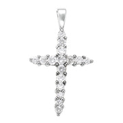 18K White Gold 1 ct tw Fashion Diamond Pendant