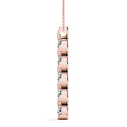 14K Rose Gold 1 ct tw Fashion Diamond Pendant