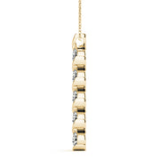 18K Yellow Gold 1 ct tw Fashion Diamond Pendant