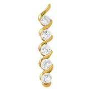 Platinum 1 ct tw Fashion Diamond Pendant