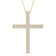 14K Yellow Gold 1/4 ct tw Fashion Diamond Pendant