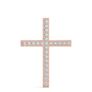 14K Rose Gold 1/4 ct tw Fashion Diamond Pendant