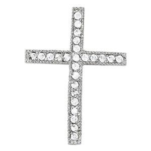 18K White Gold 1/4 ct tw Fashion Diamond Pendant