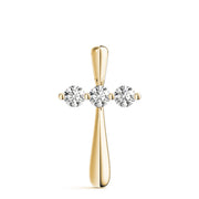 18K Yellow Gold 1/2 ct tw Fashion Diamond Pendant