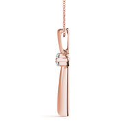 14K Rose Gold 1/2 ct tw Fashion Diamond Pendant