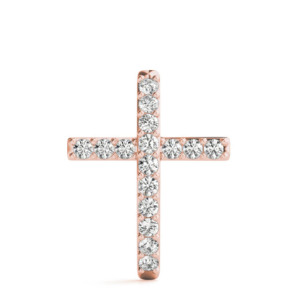 14K Rose Gold 1/2 ct tw Fashion Diamond Pendant