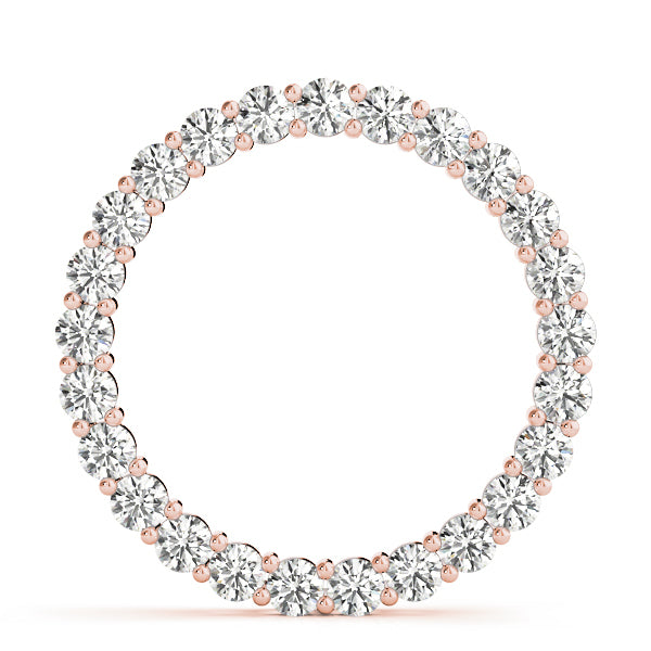 14K Rose Gold 1 1/2 ct tw Fashion Diamond Pendant
