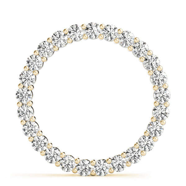 18K Yellow Gold 1 1/2 ct tw Fashion Diamond Pendant