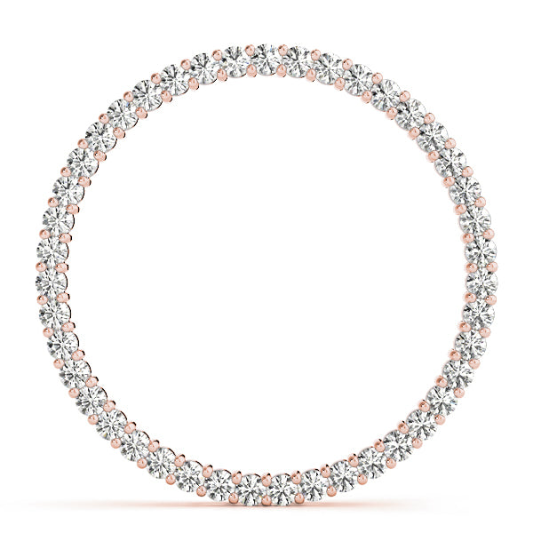18K Rose Gold 1 ct tw Fashion Diamond Pendant