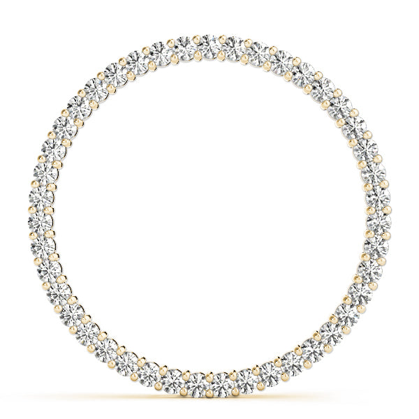 18K Yellow Gold 1 ct tw Fashion Diamond Pendant
