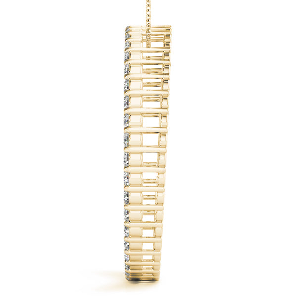 14K Yellow Gold 1 ct tw Fashion Diamond Pendant