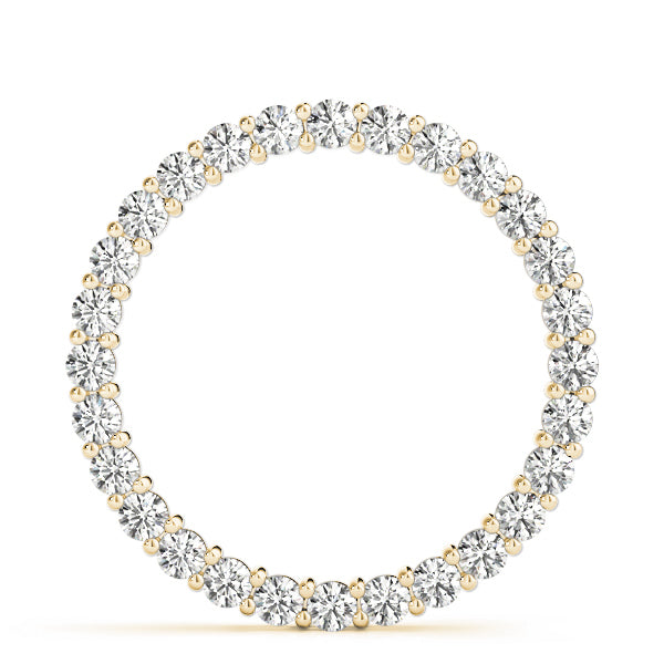 18K Yellow Gold 1 ct tw Fashion Diamond Pendant