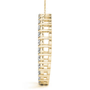 18K Yellow Gold 1 ct tw Fashion Diamond Pendant