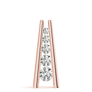 14K Rose Gold 1 ct tw Fashion Diamond Pendant