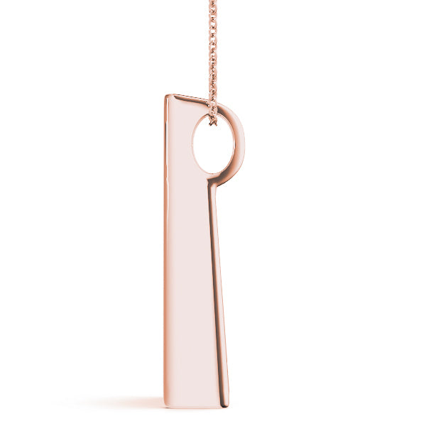 18K Rose Gold 1 ct tw Fashion Diamond Pendant