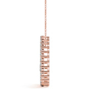 18K Rose Gold 1 ct tw Fashion Diamond Pendant