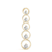 18K Yellow Gold 1 ct tw Fashion Diamond Pendant