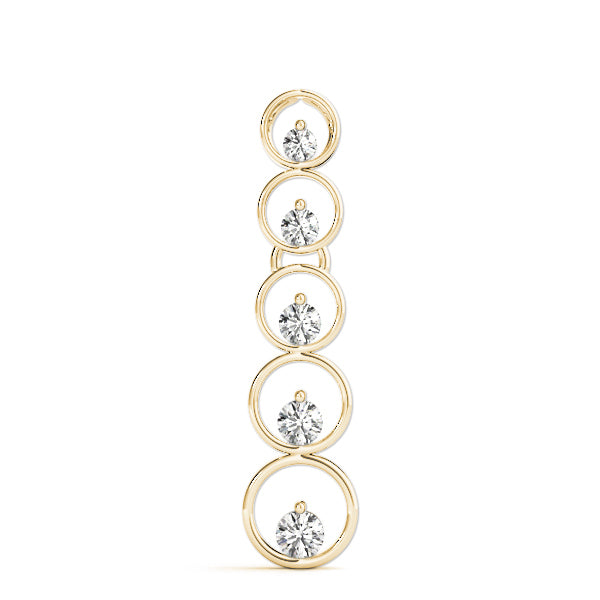 18K Yellow Gold 1 ct tw Fashion Diamond Pendant