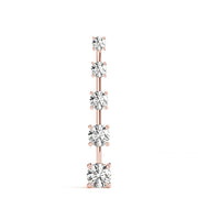 14K Rose Gold 1 ct tw Fashion Diamond Pendant