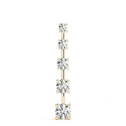 18K Yellow Gold 1 ct tw Fashion Diamond Pendant