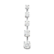 14K White Gold 1 ct tw Fashion Diamond Pendant