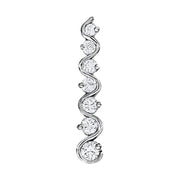 Platinum 1 ct tw Fashion Diamond Pendant