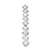 18K White Gold 1 ct tw Fashion Diamond Pendant
