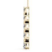 18K Yellow Gold 7/8 ct tw Fashion Diamond Pendant