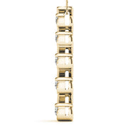 18K Yellow Gold 1 ct tw Fashion Diamond Pendant