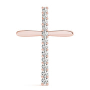 14K Rose Gold 1 ct tw Fashion Diamond Pendant