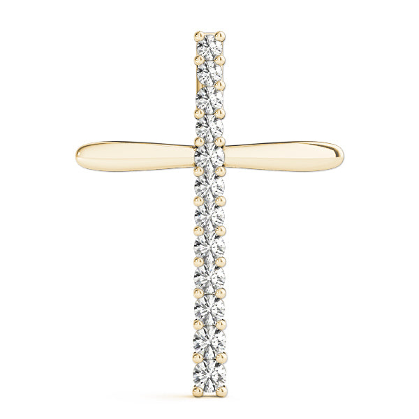 14K Yellow Gold 1 ct tw Fashion Diamond Pendant